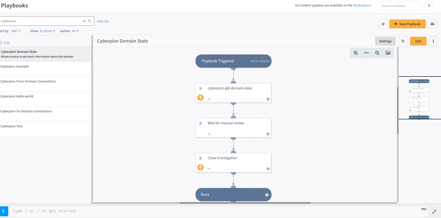 Cyberpion Domain State